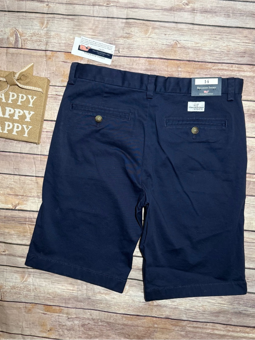 Vineyard Vines STRETCH BREAKER SHORT
NAUTICAL NAVY size 14 NWT